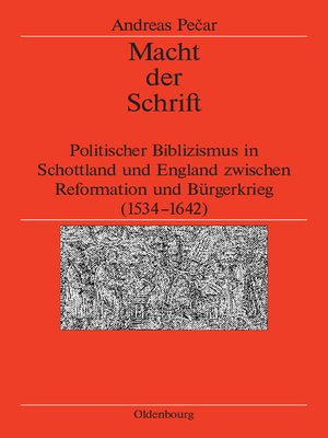 cover image of Macht der Schrift